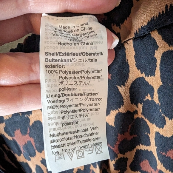 J Crew leopard print trousers size 2 - Picture 2 of 7